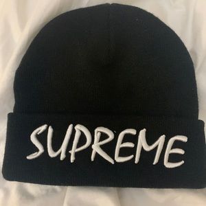 Supreme FTP beanie, black